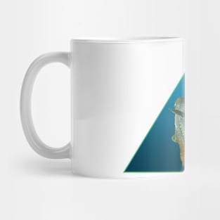 Octopus | Play of colors on a blue background | Mug